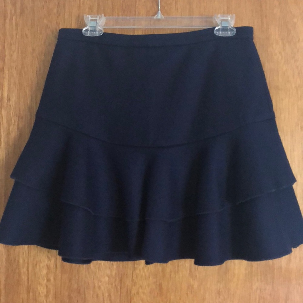 JCrew Wool Navy Skirt